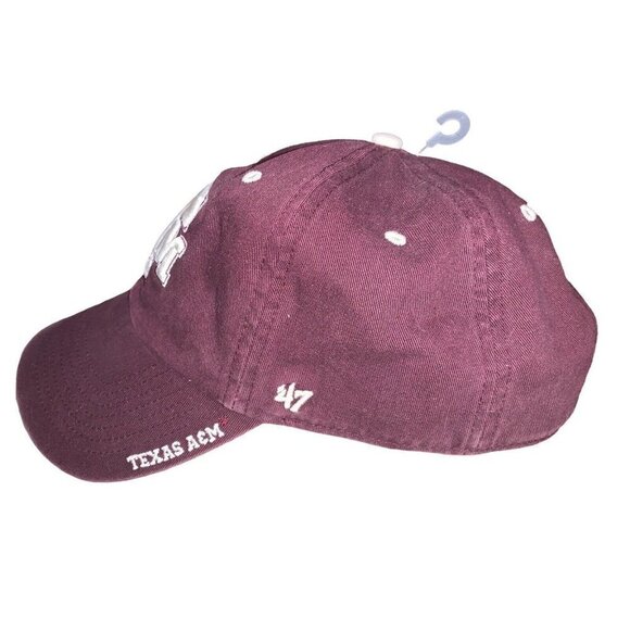 47 Forty Seven Brand Men's Maroon ATM Hat One Size Texas A‎ & M University NEW - Picture 5 of 8